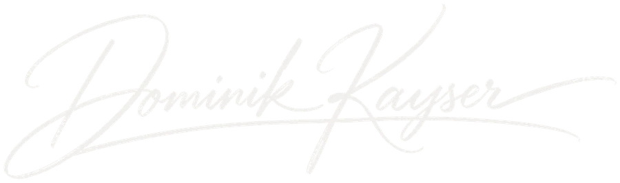 Unterschrift von Dominik Kayser